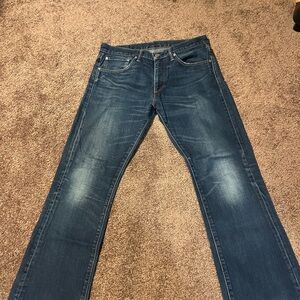 Levi's Dark Blue Straight Jeans